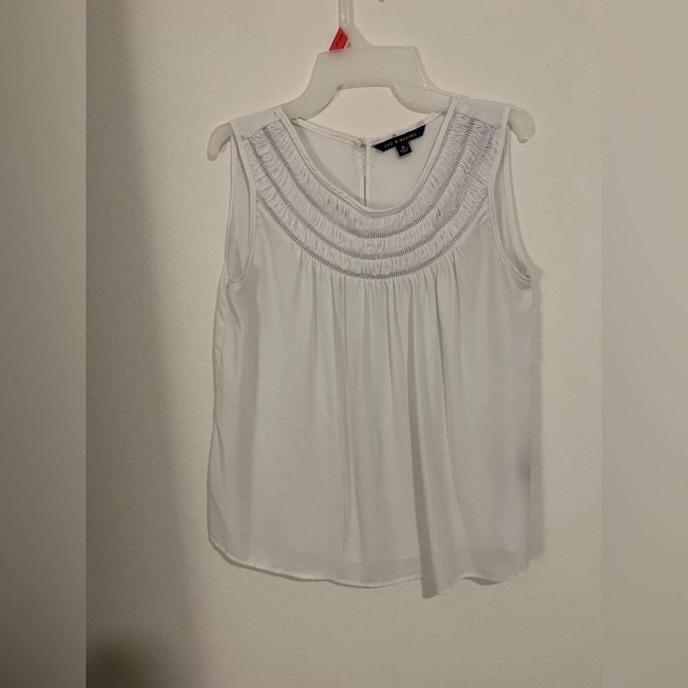 Zac & Rachel White Shell Blouse